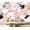 Color 4, variant on Wall Mural Peel and Stick Seamless grunge brush strokes pastel gold rose pink grey black white Self-Adhesive Wallpaper Removable Wall Decal Wall Sticker Home Decor for Living Room Bedroom 100"x144"
