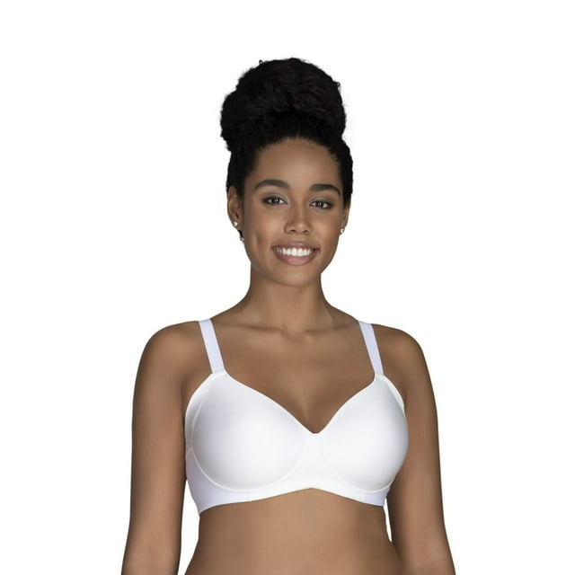 Vanity Fair Womens Beauty Back Full Figure Wirefree Extended Side and Back Smoot
