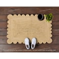 thumbnail image 3 of Scalloped Jute Rug, Natural Scallop Rug, Scalloped Edge Rug, Jute Area Rug, Boho Jute Rug Custom Size Rug, Jute Runner Rug, Bohemian Rug, 3 of 5