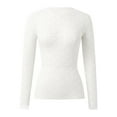 thumbnail image 5 of adviicd Womens Lace Mesh Long Sleeve Top Floral Sheer See Through Sexy Tops Mock Neck Shirts Party Club Night Blouses (White, XXL), 5 of 7