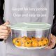 thumbnail image 4 of Cuenco para colador de arroz, colador y lavaplatos para arroz y frijoles, cuenco para lavar verduras y frutas, colador para enjuagar arroz, cuenco para lavar arroz, cesta de drenaje multifuncional (p, 4 of 4