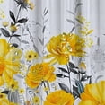 thumbnail image 5 of Orinice Yellow chrysanthemum shower curtain 60x72, 5 of 7