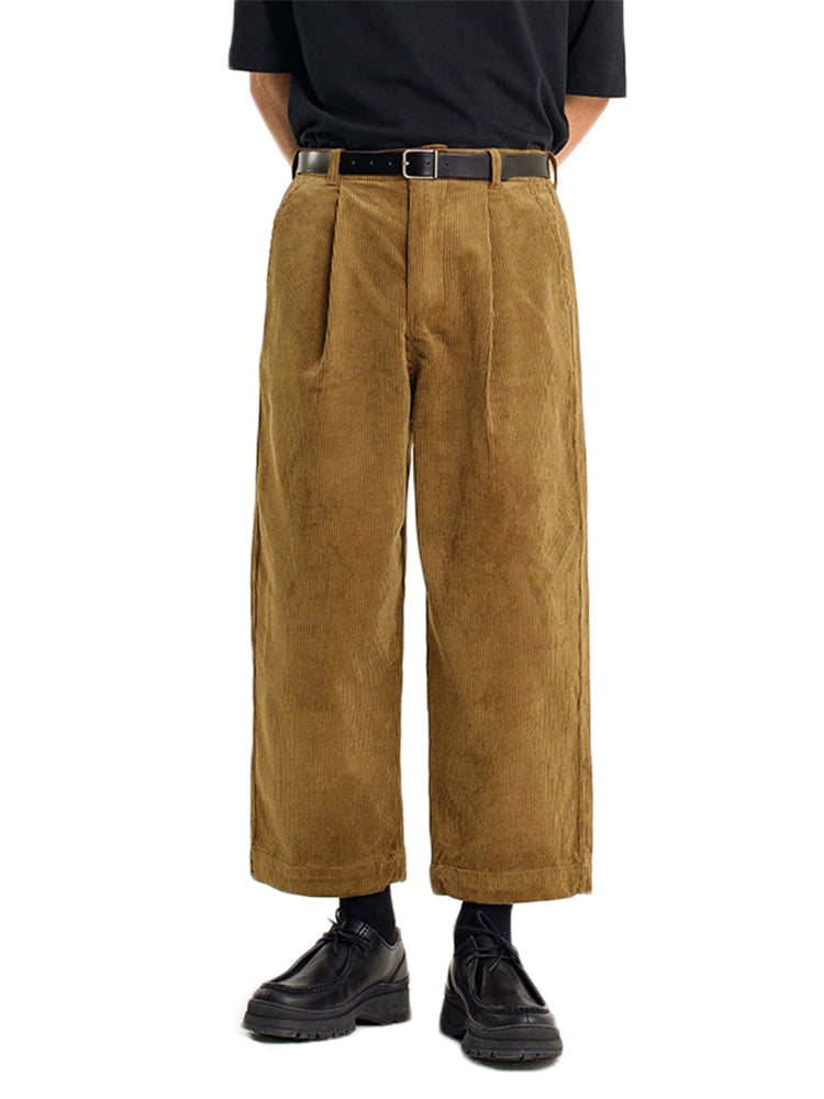 INCERUN Men's Fashion Loose Straight 