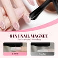 thumbnail image 2 of 6 in 1 Nail Magnet, 2025 New Cat Eye Nail Magnet Nail Polish Gel, Multifunctional Magnetic Nail Art Tool, Portable Nail Art Magnet Stick for DIY Nail, 2 of 7