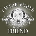 thumbnail image 3 of CafePress - I Wear White For My Friend (F Dark T Shirt - Men's Classic Graphic Cotton T-Shirt, 3 of 4