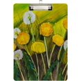 thumbnail image 2 of FMSHPON Dandelions Painting Clipboard Hardboard Wood Nursing Clip Board and Pull for Standard A4 Letter 13x9 inches, 2 of 7