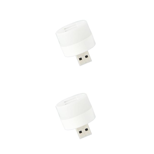 Seitruly Lámpara de lectura de carga de luz nocturna USB Luces portátiles Teléfono Tablet Luz blanca 2Conjunto