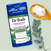 Dr Teals Aluminum Free Deodorant, Eucalyptus with Essential Oils, 2.65 oz