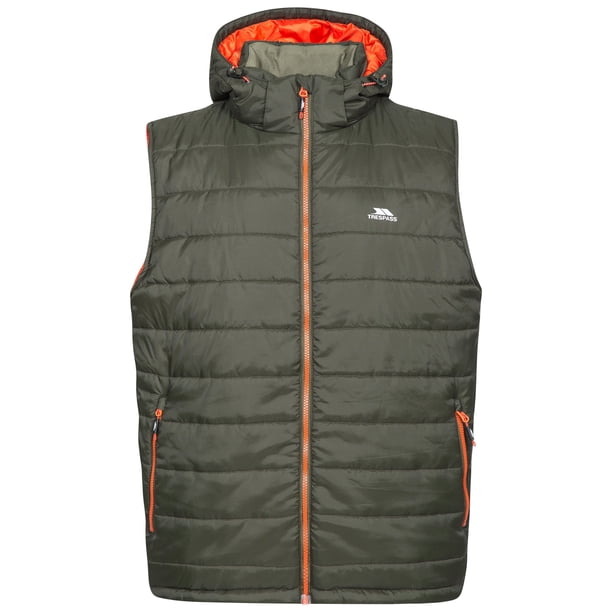 Trespass - Chaleco Acolchado Franklyn para Hombre (Oliva)