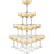 thumbnail image 1 of Paquete de 20 copas de plástico para champaña, copas de cóctel de plástico irrompibles para bodas, cumpleaños, fiestas, bar, transparente, 1 of 4