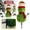 Beige, variant on Holiday Snowman Stake Outdoor Garden Lighted Display with 3D Festive Insert for Seasonal Yard Decoration