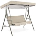 thumbnail image 1 of Muyoka Columpio Toldo impermeable Columpio Cubierta superior Reemplazo Resistente a la intemperie Banco grande Cojín Toldo para jardín al aire libre Patio Muyoka Hogar, 1 of 7