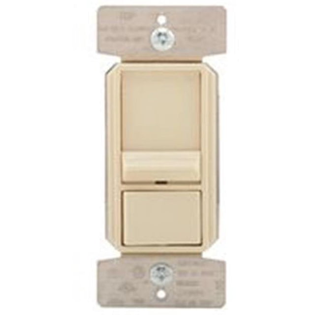Cooper 5790019 3 Way Single-Pole Sliding Dimmer Switch, Light Almond
