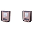 thumbnail image 1 of Kearding Cubo de basura Plegable sin tapa Montado en la pared Cubo de clasificación de basura Cubo de basura Cocina interior Cesta de basura Caqui S 2piezas, 1 of 6