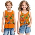 thumbnail image 7 of WRKEKC Girls Summer Tank Tops, Casual Tank for Girls, Toddler Kids Boys And Fashion Cute Gradient Print Soft Sleeveless Bottom Camisole, 7 of 7
