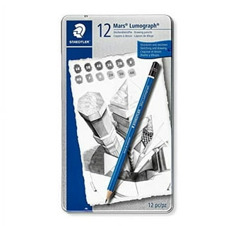 Staedtler Ergosoft Colored Pencils, Set of 12 Colors in Stand-up Easel Case  (157SB12)
