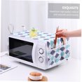 thumbnail image 3 of UPGRATOR 2Pack Microwave Oven Cover Dustproof Multi-colored EVA Splatter Guard for Households, 3 of 5