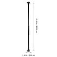 thumbnail image 2 of Hytrove Shower Curtain Rods Adjustable Heavy Duty Wall Mounted For Bathrooms 50-80in 1Set, 2 of 8