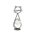 thumbnail image 2 of Meggemo Heart Shape Cat Planter Hydroponic Vase Ceramic for Air Plant Home Decor Creative Pet Plant Pot, 2 of 6