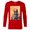 New Red, variant on Star Wars The Mandalorian Vintage Poster - Long Sleeve T-Shirt for Men - Customized-Athletic Heather