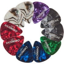 ChromaCast Pearl Celluloid Guitar Pick 10 Pack, Medium Gauge