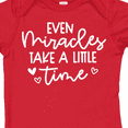 thumbnail image 4 of Inktastic Baby Even Miracles Take a Little Time Boys or Girls Baby Bodysuit, 4 of 5