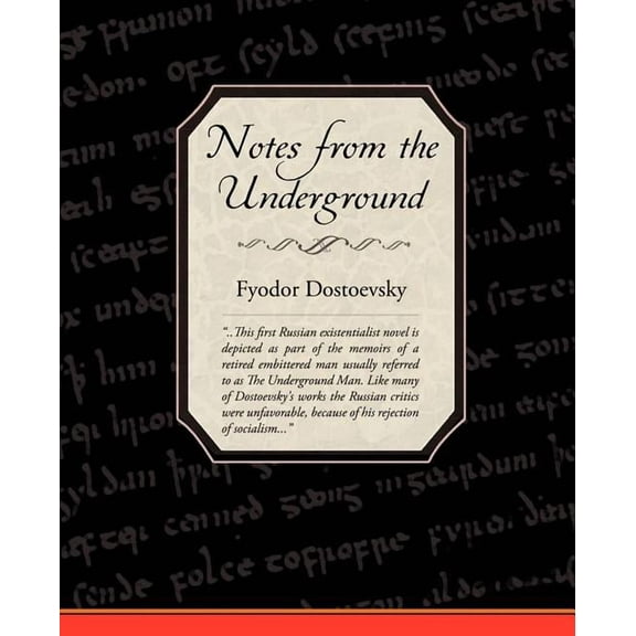 Notes from the Underground (Paperback)