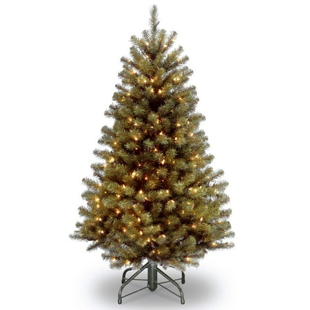 5' Prelit North Valley Spruce Artificial Christmas Tree Clear Lights - National Tree Company