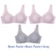 thumbnail image 1 of Bralette de encaje con cierre frontal para mujer, sujetador Sexy de talla grande, lencería femenina de piezas, ropa interior de realce, Top corto íntimo sin costuras, 3 M-5XL, 1 of 4
