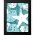 thumbnail image 2 of Vess, June Erica 15x18 Black Modern Framed Museum Art Print Titled - Seabed Silhouettes II, 2 of 5