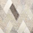 thumbnail image 3 of Pasargad Home Cowhide Decorative Throw Pillow- 18x18, 3 of 5