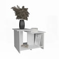 thumbnail image 3 of Coffee Table for Living Room & Home Office - 23.6" W, Open Shelf, White, Compact & Stable, 3 of 7