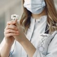 thumbnail image 3 of Silver Fashion Rhinestone Watch Portable Doctor Hanging Pocket Watch Alloy Nurse Pocket Watch, 3 of 9
