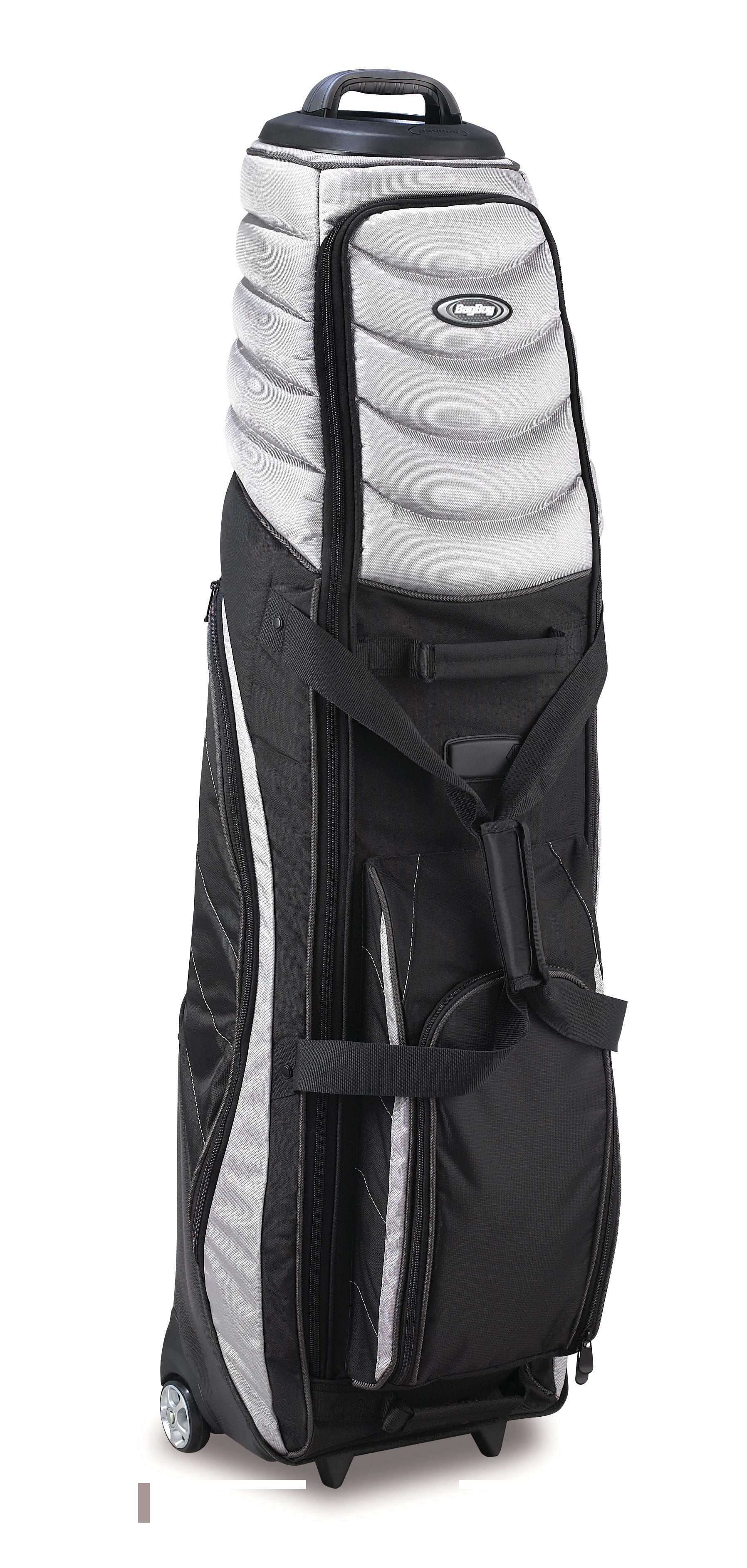 Bag Boy T2000 Pivot Grip Whl Travel Golf Bag Cover Slv/Blk