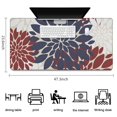 thumbnail image 5 of Long Mouse Pads for Desk,Red and Blue Pioneer Flower Pattern Desk Mats on Top Of Desks, Desk Mouse Pad Extra Large with 3mm Non-Slip Base and Stitched Edge for Gaming,Office,Work,Home 47.3"x23.6", 5 of 6