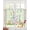 Brown Green, variant on Easter Sheer Curtains 45 Inch Length 2 Panels Set for Living Room/Bedroom, Spring Rabbit Botanical Flowers Eggs Plaid Kitchen Curtains Grommet Semi-Sheer Curtains Drapes Window Treatments 42"x45"x2