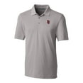 thumbnail image 2 of Men's Cutter & Buck Gray St. John's Red Storm Big & Tall Forge Stretch Polo, 2 of 3