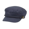thumbnail image 5 of Cotton Greek Fisherman Newsboy Flat Cap Fiddle Sailor Fashion Beret Baker Conductor Visor, 5 of 6