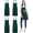 Green, variant on 4 Packs Chef Apron, Waterproof Apron, Adjustable Aprons with 2 Pockets for Men Women, Professional Aprons for Kitchen Cooking Gardening Painting Baking Restaurant (Wine)