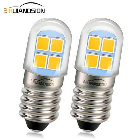 

Ruiandsion Flashlight Bulbs Replacement for Maglite E10 2835 4-6V Warm White 2 Pcs