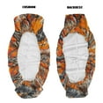 thumbnail image 6 of Yuyamidu Camo Hunting UTV Seat Cover Orange Wood Mule Bench Seat Cover Easy to Clean UTV Accessories Compatible with Kawasaki Mule 3000 3010 3020 4000 4010 2001-2023 2025, 6 of 7