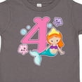 thumbnail image 4 of Inktastic I Am 4 Years Old Birthday with Mermaid Girls Toddler T-Shirt, 4 of 5