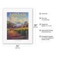 thumbnail image 2 of Santa Lucia Highlands Wineries - Boekenoogen Winery - California Vineyards Wine Country Art by Kerne Erickson - Fine Art Rolled Canvas Print 11in x 14in, 2 of 4