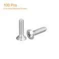 thumbnail image 3 of M4x16mm Oval Head Phillips Machine Screws, 100 Pack 304 Stainless Steel Slightly Raised Countersunk Head Screws, 3 of 5