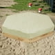 thumbnail image 1 of Cubierta de arenero infantil hexagonal multicolor con parasol para piscina de jardín, 1 of 3
