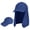 Blue, variant on Foldable Neck Flap Cover Sun Cap UPF 50 Protection Hat for Outdoor Fishing Hiking
