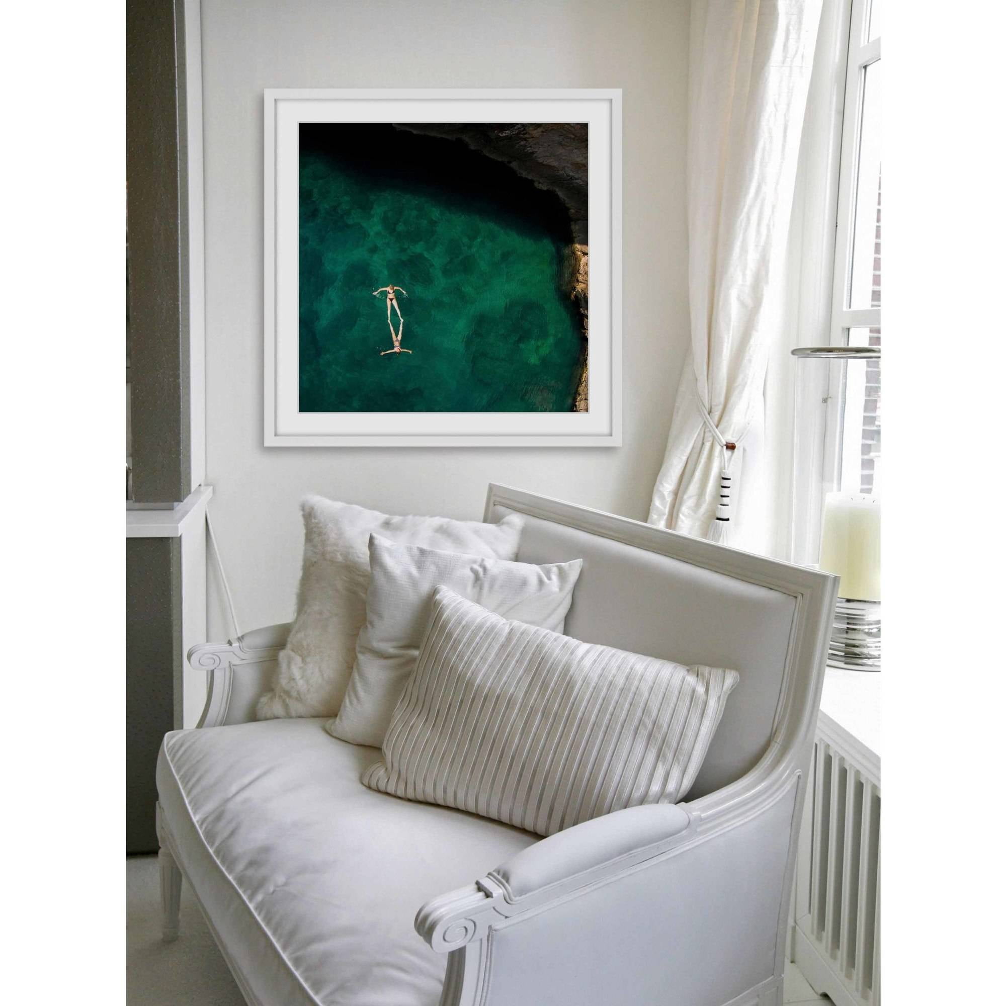 Marmont Hill "Synchronization" by Karolis Janulis Framed Painting Print