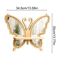 thumbnail image 3 of Estante de Pared de Madera Maciza para Macetas – Decoración Artesanal de Madera para El Hogar, Ideal para Sala de Estar, Dormitorio o Estudio. Estante de Pared Estilo Bohemio para Plantas, Estatuas o, 3 of 6