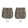 thumbnail image 5 of Lsque Daisies Flowers Printed Women's Running Shorts with Liner Pockets,Elastic Quick Dry Workout Athletic Gym Yoga Shorts,Womens High Waist Shorts-XX-Large, 5 of 9