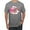 Heather Grey, variant on Nobody Fights Alone Watercolor Sparkles Breast Cancer Awareness Men's Graphic T-Shirt, Black, XX-Large